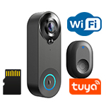 Беспроводной Tuya Wi-Fi IP видеодомофон 2mp iHome SW3-Tuya с записью на SD карту и датчиком движения